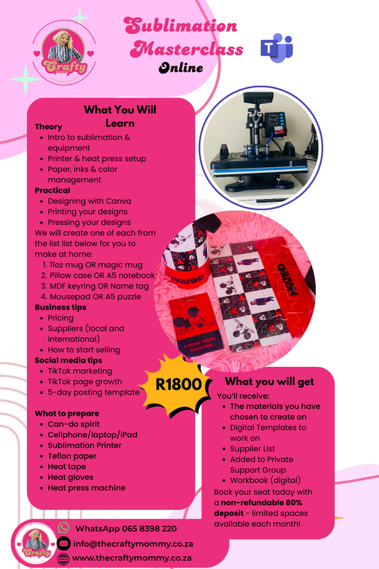 Sublimation Masterclass