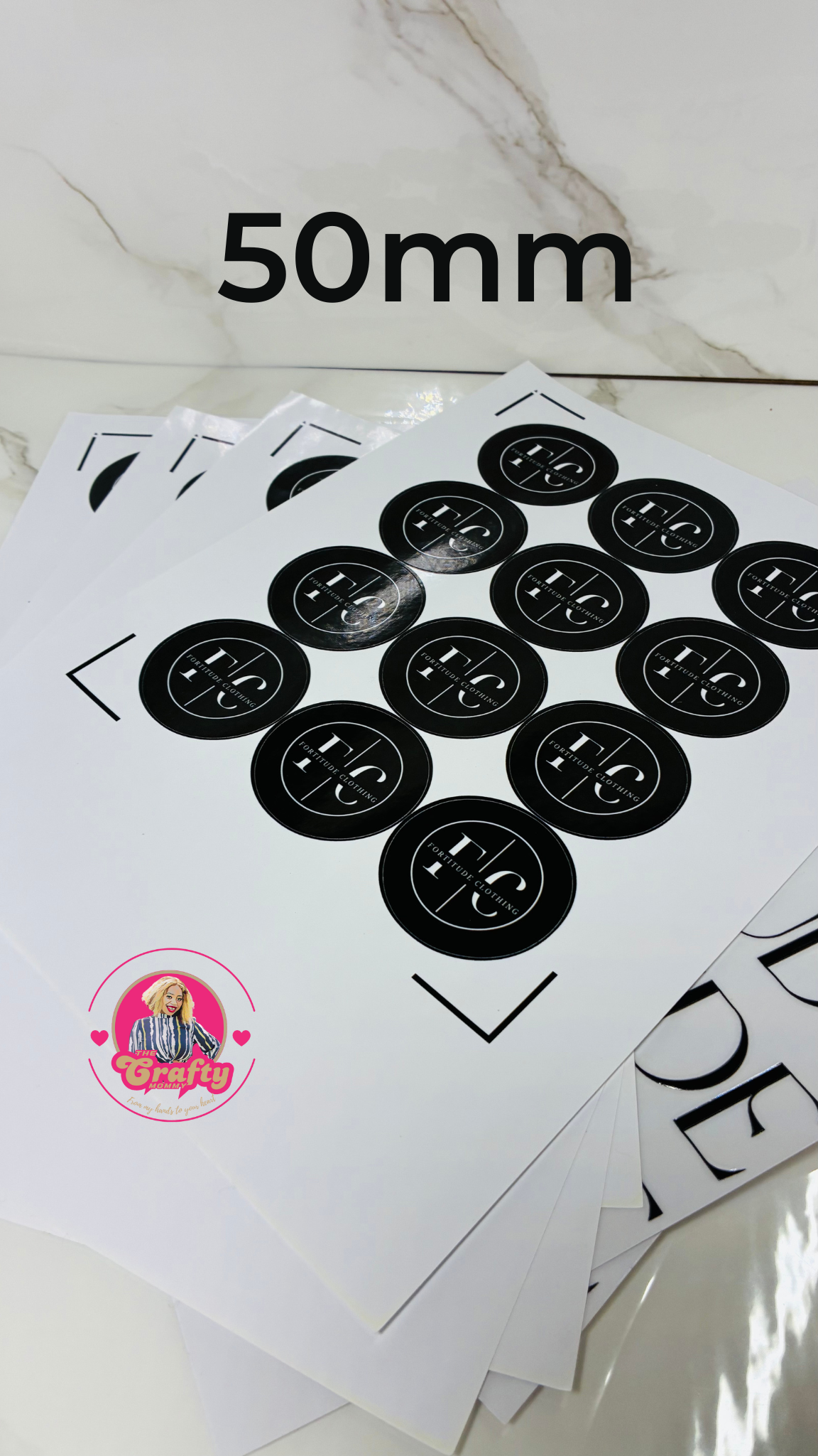 Packaging stickers