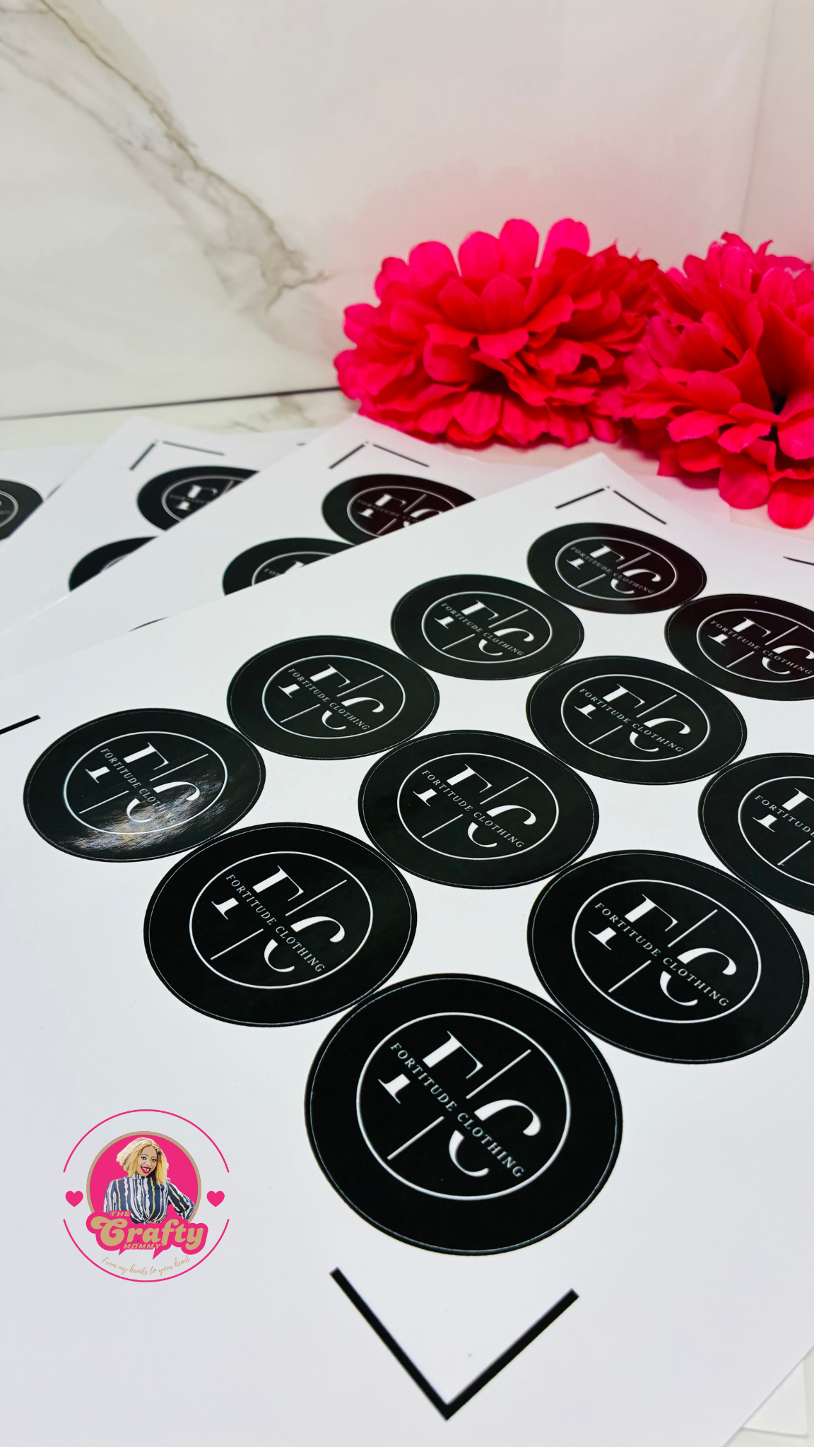 Packaging stickers