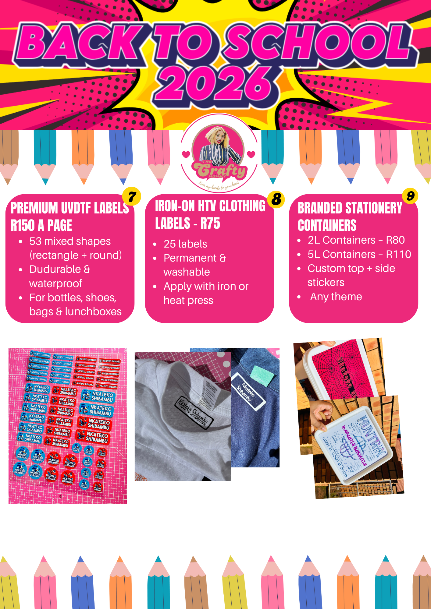 Branded Stationery Containers (Personalized)