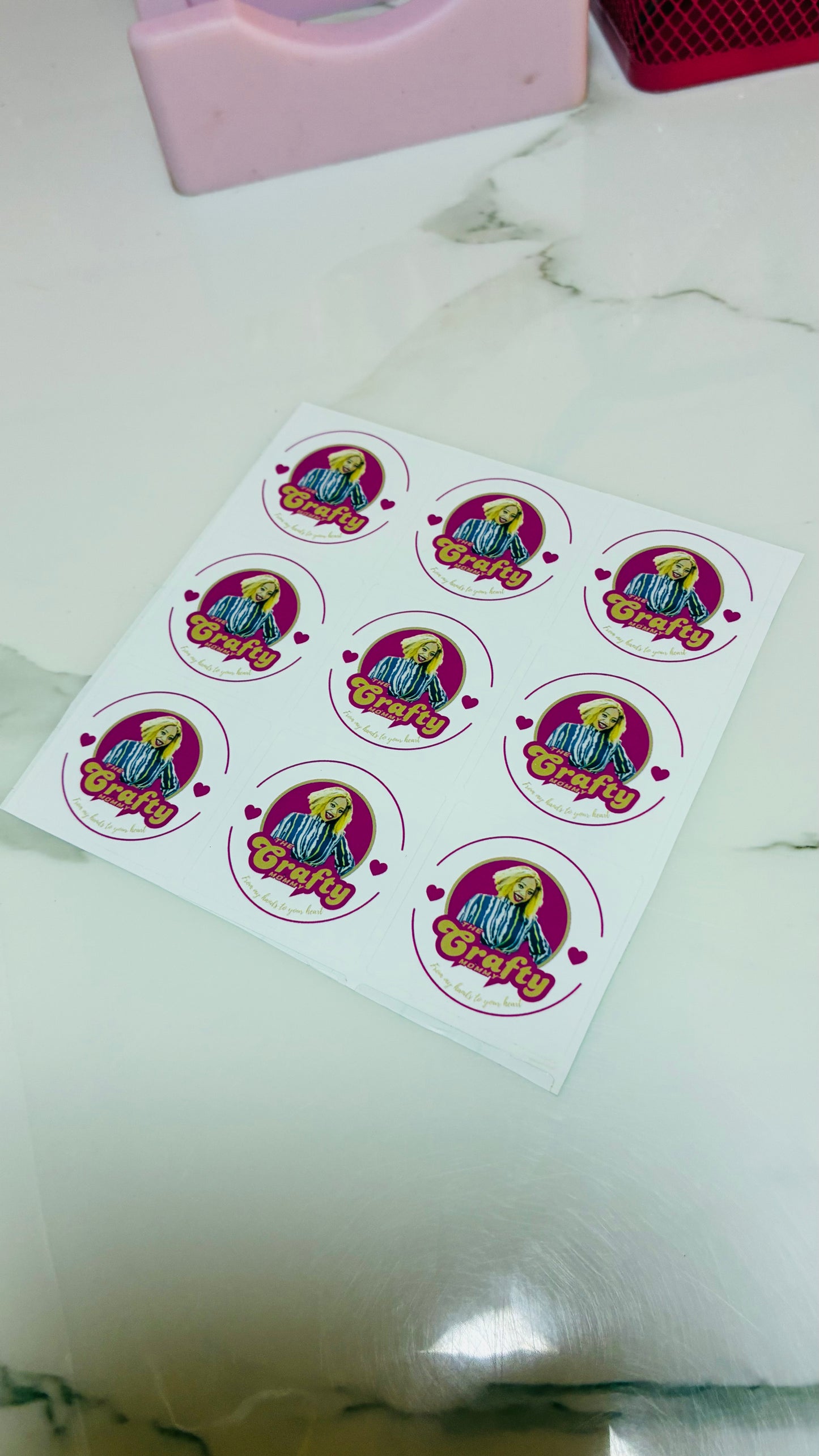 Packaging stickers