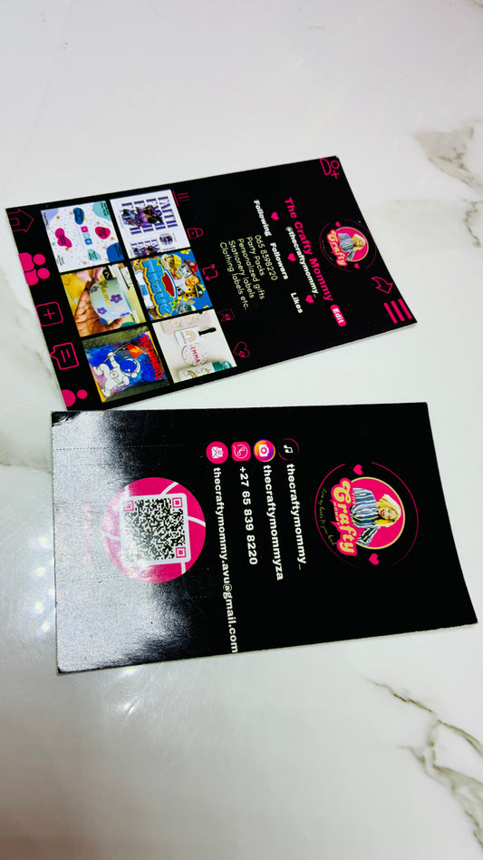 Business Cards| Thank you cards | Packaging inserts