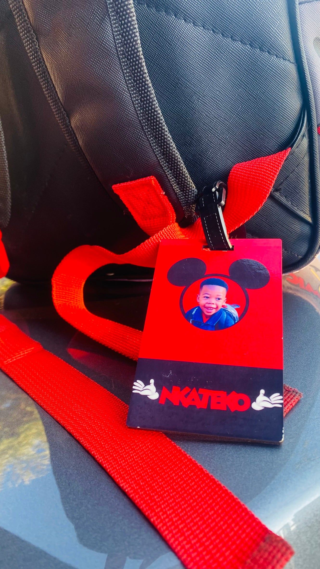 Personalized MDF personalized Bag tag - Durable and stylish